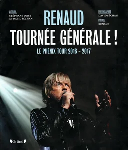 2017,
"Tournée générale",
publicité pour le livre,
en livret de 8 pages s'ouvrant sur la longueur,
en papier cartonné.