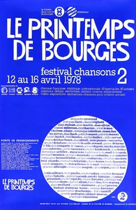 1978,
"Le printemps de Bourges".