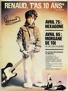 1985,
"Renaud t'as 10 ans de chansons".
