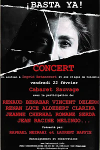 2007,
concert en soutien à Ingrid Bétancourt.