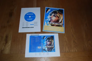 "Renaud, la Chetron Sauvage".
Les maquettes des pochettes et des DVDs.