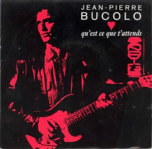 1991,
45 tours,
"Qu'est-ce que t'attends" / "Gémaux's blues",
ce disque m'a été dédicacé ce 2/11/2003 au Zénith de Paris,
La pochette étant noir, il l'a faite à l'intérieur du disque.