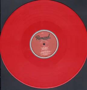 Le vinyle rouge.