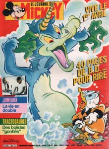 02-04-1986,
"Le journal de Mickey n°1762",
Renaud : "La vie en double",
1/8 de page.