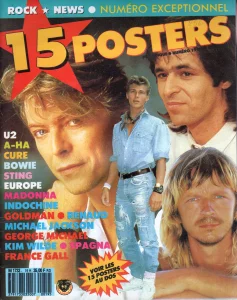 Mars - Avril 1987,
"Rock News n°19",
Hors-série,
15 posters dont 1 de Renaud.