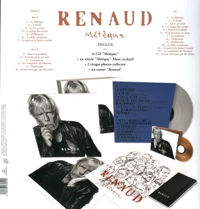 Contenu : 1 CD, le vinyle blanc, 1 carnet noir et 2 tirages photos collectors.