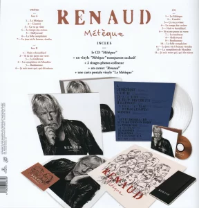 Contenu : 1 CD, le vinyle transparent, 1 carnet noir et 2 tirages photos collectors et 1 carte postale vinyle.