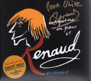Concert inédit enregistré le 21-06-2000,
"Une guitare un piano et Renaud",
affiche grand format, pass backstage,
version digipack.